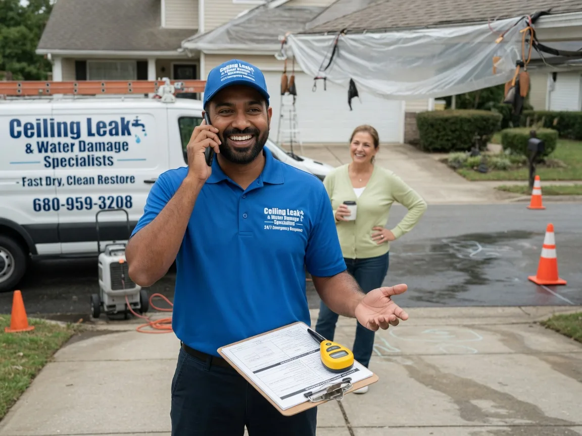 Ceiling Leak Cleanup Devol, OK FAQs